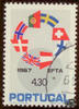 Portugal 1967 - 24. Okt. Aufhebung der Zollschranken zwischen den EFTA-Ländern, 4,30 Escudos -