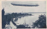 Deutschland Ansichtskarte Graf Zeppelin über Friedrichshafen 1932 -