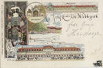 Deutschland Ansichtskarte Farblitho Alt-Stuttgart 1897 -