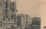Österreich Ansichtskarte Wien Neuer Markt mit Hotels 1899 -
