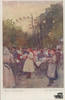 Österreich Ansichtskarte Künstlerkarte Wien Volksprater ca.1910, sign. Joh. Nep. Geller -