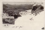   Österreich Ansichtskarte Litho Bregenz 1895 