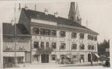 Österreich  Ansichtskarte Villach, Strassenansicht, Hotel Fischer, ca. 1930