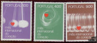 Portugal ** 1972 - Welt-Herzmonat 1,00 - 9,00 Escudos -