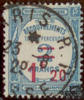 Frankreich Frankreich Portomarke o 1929 - 1,20 auf 2 Franc - Postauftragsmarke mit neuem Wertaufdruck -