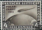 Deutschland Deutsches Reich * 1931, 4 Reichsmark Zeppelin Polarfahrt *, geprüft -