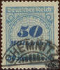 Deutschland Deutsches Reich O 1923, 50 Milliarden Mark Freimarke Korbdeckel -