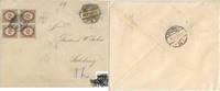 Österreich Österreich Brf. 1908, 6 Heller Freimarke Jubiläumsausgabe 1908/2 Heller Nachporto, Ortsbrief Salzburg -