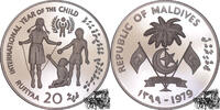 Malediven 20 Rufiyaa 20 Rufiyaa 1979 - Jahr des Kindes -