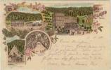   Deutschland Ansichtskarte Rübeland im Harz, Farblitho, gelaufen 1900 