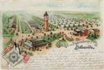   Deutschland Ansichtskarte Döberitz, Farblitho, Truppenübungsplatz, gelaufen 1900 