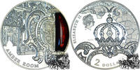 Niue Neuseeländische Verwaltung 2 Dollar 2 Dollar 2012 - Bernsteinzimmer -