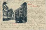 Österreich Ansichtskarte Bozen (Bolzano), Obstplatz, gelaufen 1899 -