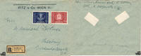 Österreich Österreich R-Brief 1949, 60 Gr./1 Schilling UPU -