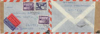 Österreich Österreich Eilboten-Luftpost-Brief 1952, 5 Schilling Freimarken Aushilfsausgabe Landschaften -
