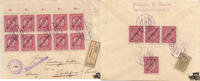Österreich Deutsch-Österreich R-Brief 1920, 10 und 90 Heller Aufdruckmarken MiF mit 60 Heller Freimarke, Auslandsbrief -