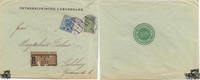 Österreich Deutsch-Österreich R-Brief 1920, 30 Heller und 2 Kronen mit Perfin (Österreichische Länderbank -