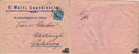 Österreich Österreich Brief 1911, 2 Heller Zeitungsmarke Merkurkopf Einzelfrankatur -
