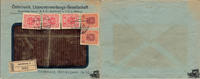 Österreich Deutsch-Österreich R-Brief 1921 -