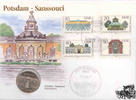 Deutschland 5 Mark Numisbrief - Potsdam-Sanssouci -