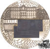 Österreich - Medaille 50 mm - Berta von Suttner, 1000 Schilling Banknote, versilbert -