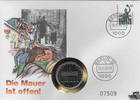 Deutschland 5 Mark Numisbrief - die Mauer ist offen! -