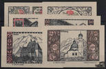 Österreich  10, 30, 50, 60, 75 und 95 Heller - Telfs, 4. Auflage