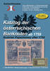 Österreich Katalog der österreichischen Banknoten ab 1759 -