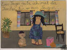 Eines Tages putz ich mal die Fenster. Nur so aus Neugier...- Kunstbillet von Michaela Mara -