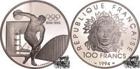 100 Francs 100 Francs 1994 - Diskusswerfer -