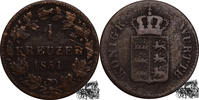 Deutschland 1 Kreuzer 1 Kreuzer 1851 - Würtemberg -