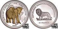 Kongo 10 Francs 10 Francs 2006 - Elefant -