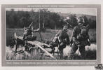 Österreich Wehrmachts-Propagandapostkarte Infanterie kennt keine Hindernisse, Grenadiere im Sumpfgelände -