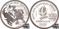 Frankreich 100 Francs 100 Francs 1991 - Eishockey -