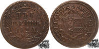 Deutschland 3 Pfennig 3 Pfening 1824 IZ - Wismar -