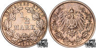 Deutschland 1/2 Mark 1/2 Mark 1913 G -