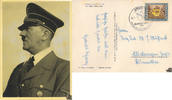 Deutschland Fotokarte Männer der Zeit, Der Führer Adolf Hitler, Sonderstempel 1943 -