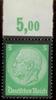 DR 1934 **, Pfg. 5 , Hindenburg Plattendruck Oberrand -