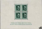 Deutschland DR 1937 - Hitlerblock, Block 7, 6 (+19 Pf.) 4x -