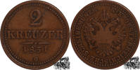 2 Kreuzer 2 Kreuzer 1851 G -
