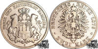 Deutschland 2 Mark 2 Mark 1876 J - Hamburg -