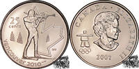 Kanada 25 Cent 25 Cents 2007 - Biathlon -