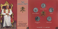 Malta 5 x 1 Lira 5 x 1 Lira 2005 - Papst Johannes Paul II. -