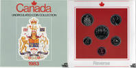 Kanada 0,01 - 1,00 Dollar KMS 1983 - Kanada -