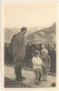 Österreich Fotokarte Adolf Hitler mit Mädchen -