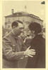 Österreich Fotokarte Adolf Hitler und Rot-Kreuz-Schwester Pia, vermutlich private Aufnahme -