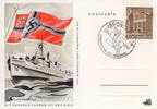 Deutschland Postkarte: Mit unseren Fahnen ist der Sieg! -