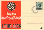 Deutschland Postkarte: Tag der Deutschen Arbeit -