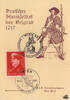 Deutschland Postkarte: Deutscher Sturmsoldat vor Belgrad 1717 -