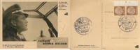 Deutschland Postkarte: Flieger Ritter Helden -